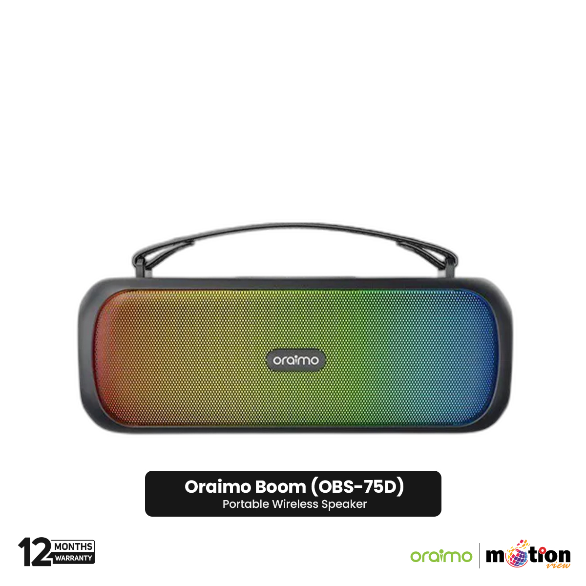 Picture of Oraimo Boom Portable Wireless Speaker (OBS-75D) - Black