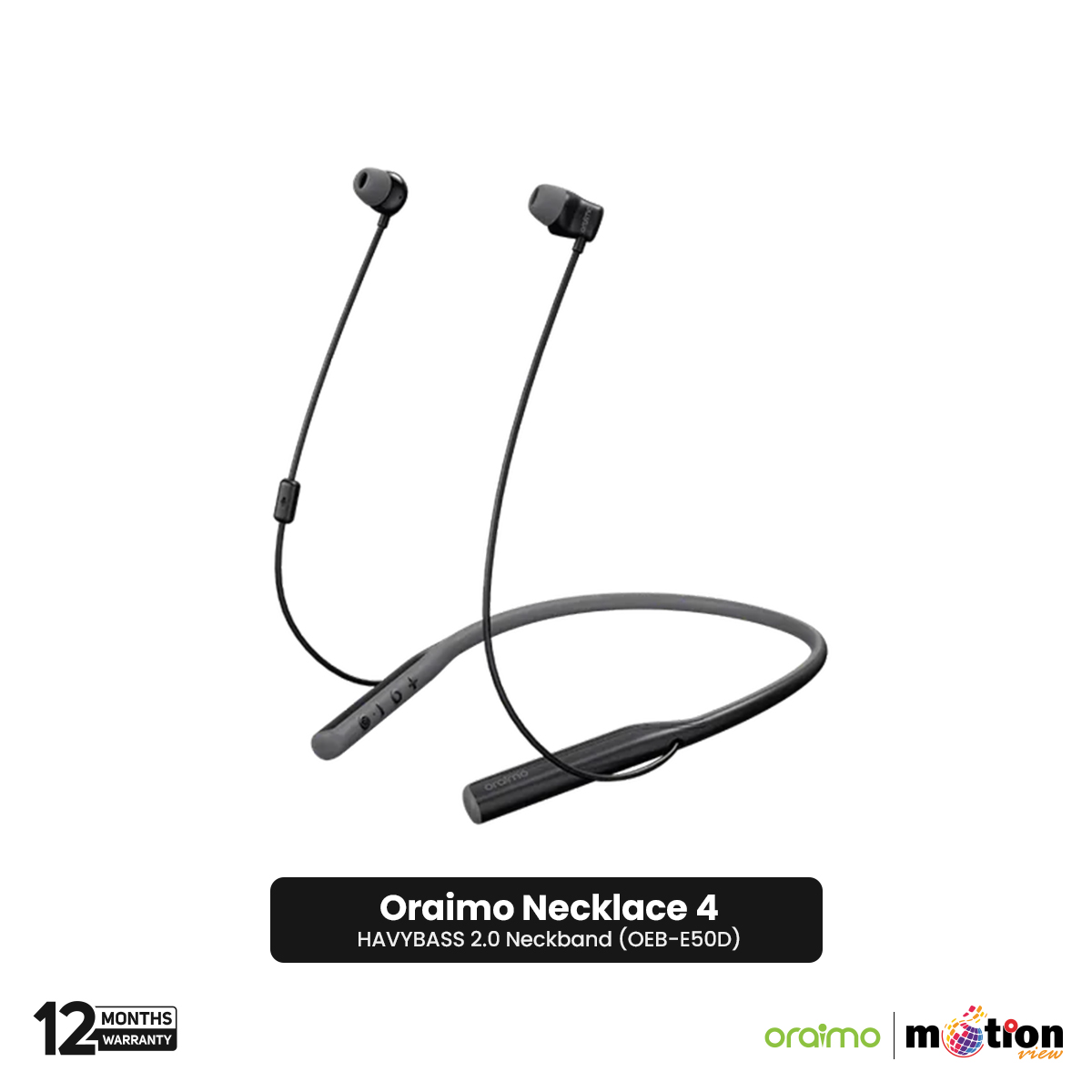 Picture of Oraimo Necklace 4 Superior BASS with HAVYBASS 2.0 Neckband (OEB-E50D)