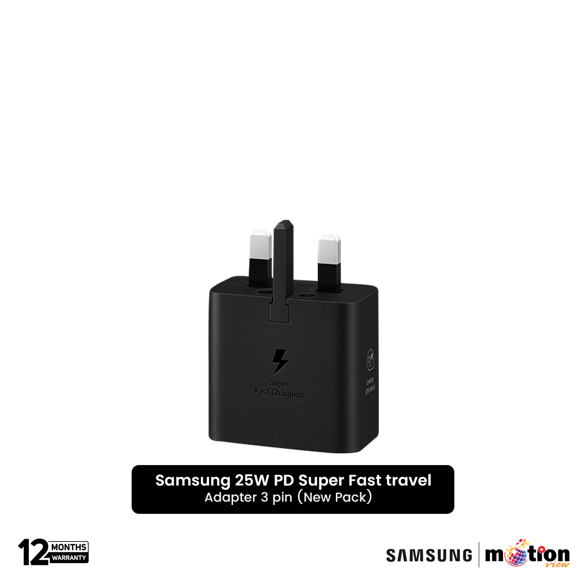 Picture of Samsung 25W PD Adapter USB-C (3 Pin) (Model -EP-T2510)