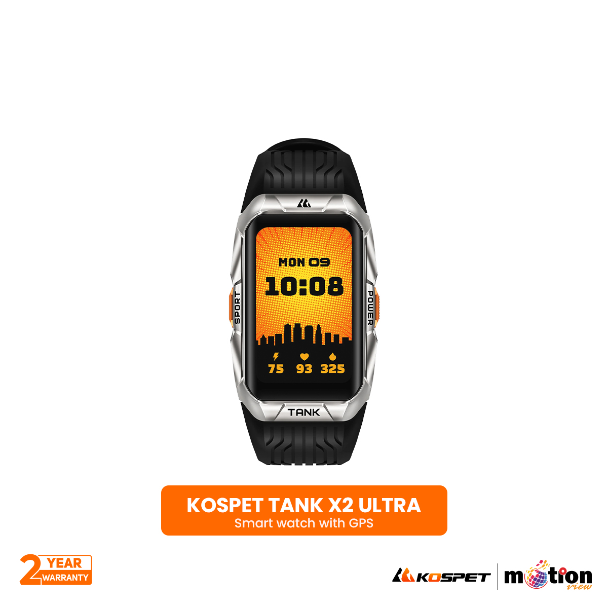 Picture of KOSPET TANK X2 Ultra 1.46" AMOLED With 5 ATM & IP69K (Dive-proof)  Smart Band