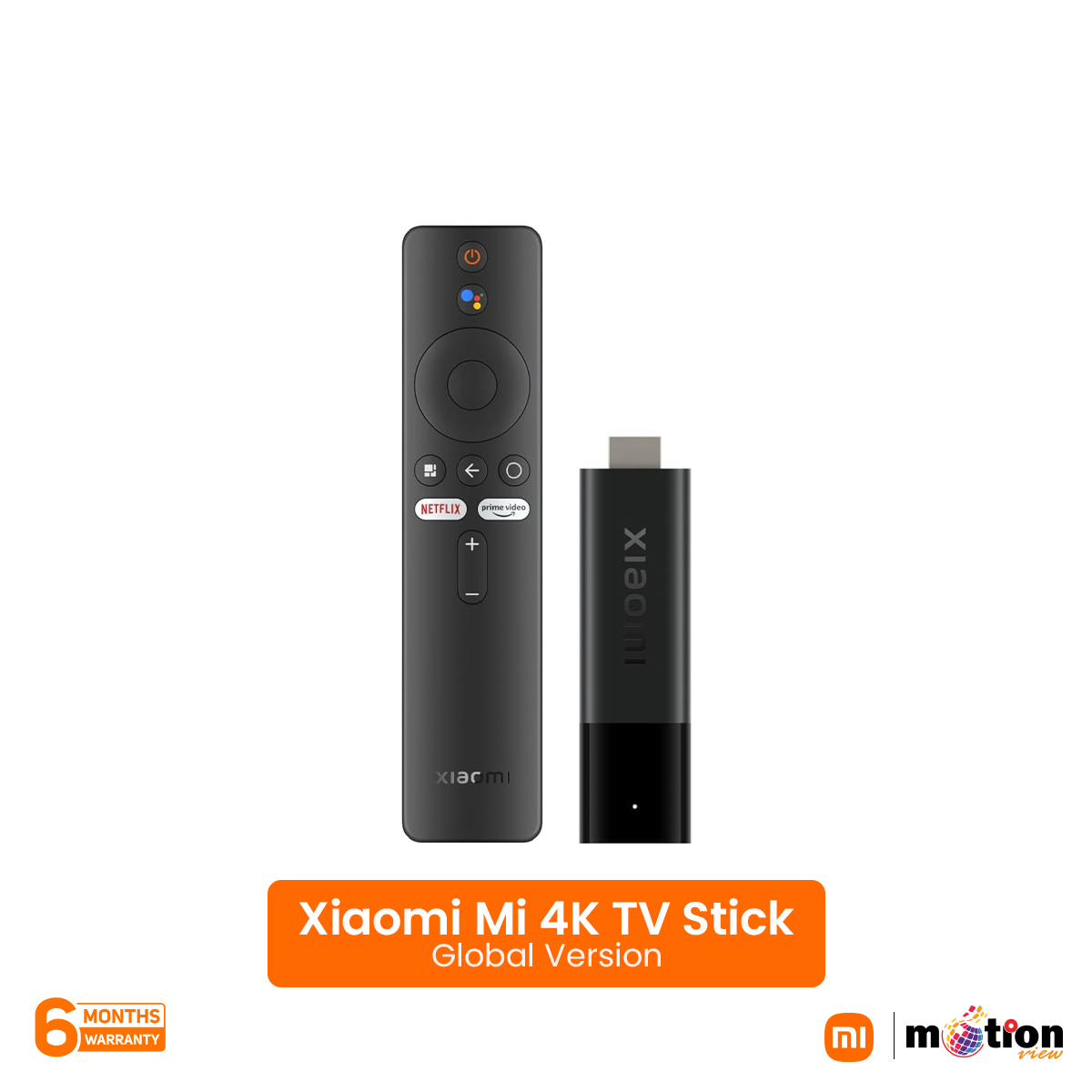 Picture of Xiaomi Mi 4K TV Stick 2GB+8GB Bluetooth5.2 Global Version- Black