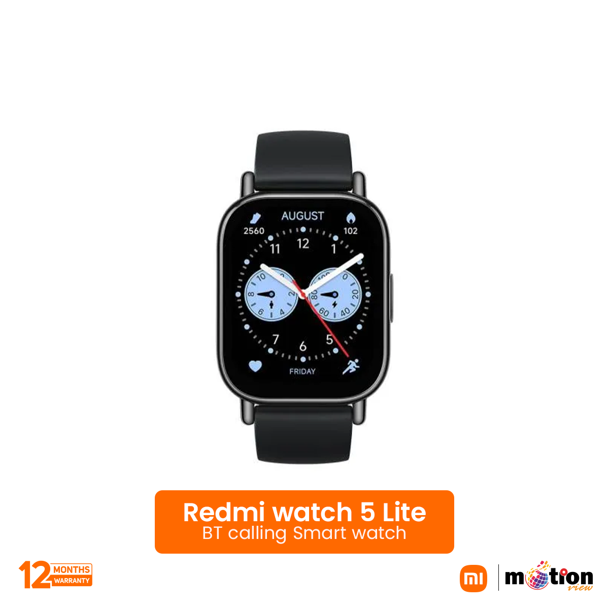 Picture of Redmi Watch 5 Lite 1.96inch AMOLED · up to 18 days battery Smart Watch
