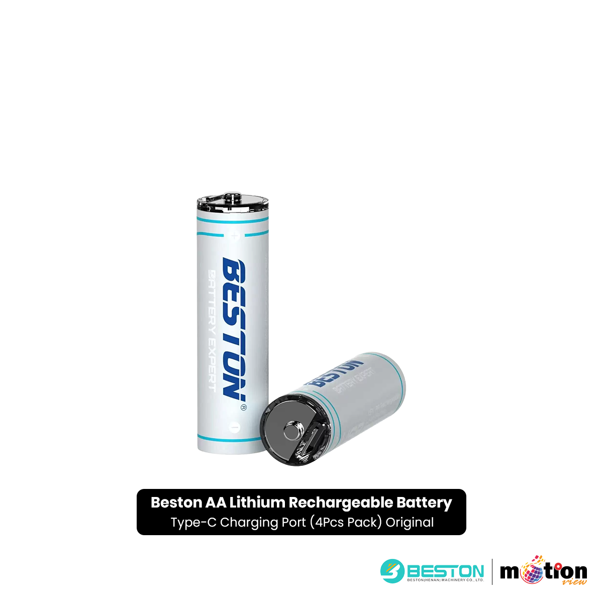 Picture of Beston AA Lithium Rechargeable Battery Type-C Charging Port (4Pcs Pack) Original