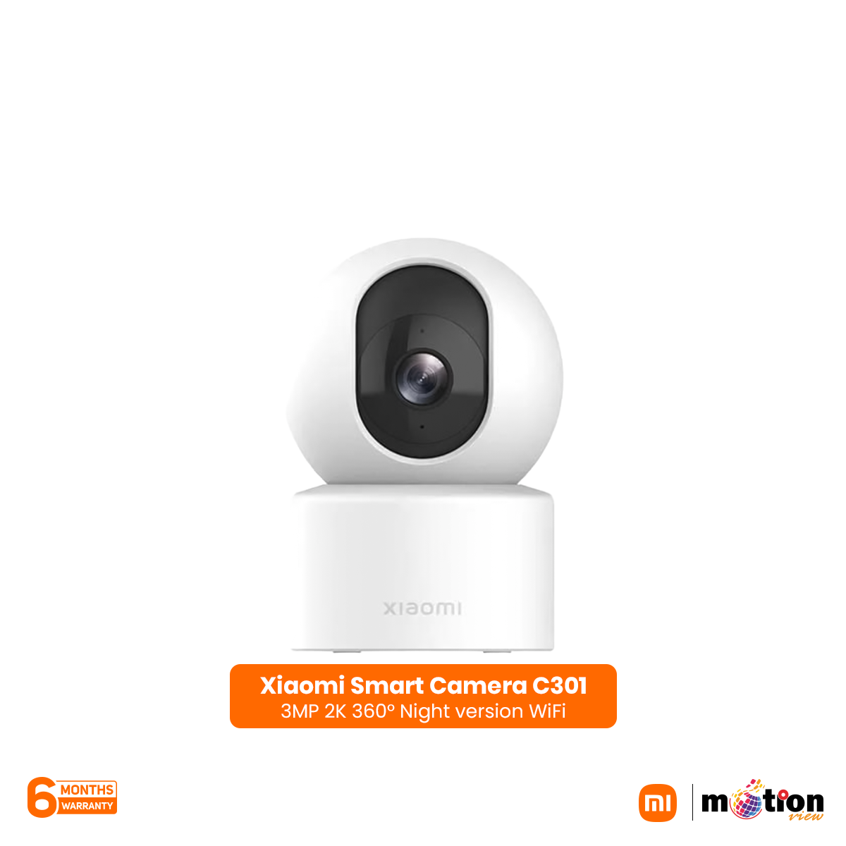 Picture of Xiaomi Smart Camera C301 3MP 2K 360° Night version WiFi - White