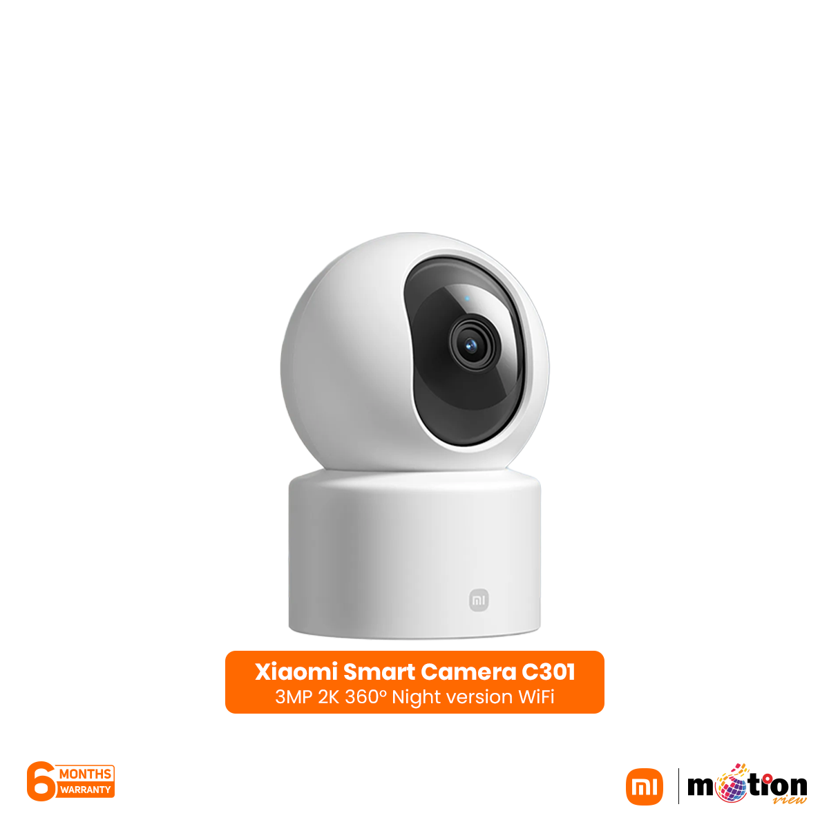 Picture of Xiaomi Smart Camera C301 3MP 2K 360° Night version WiFi - White