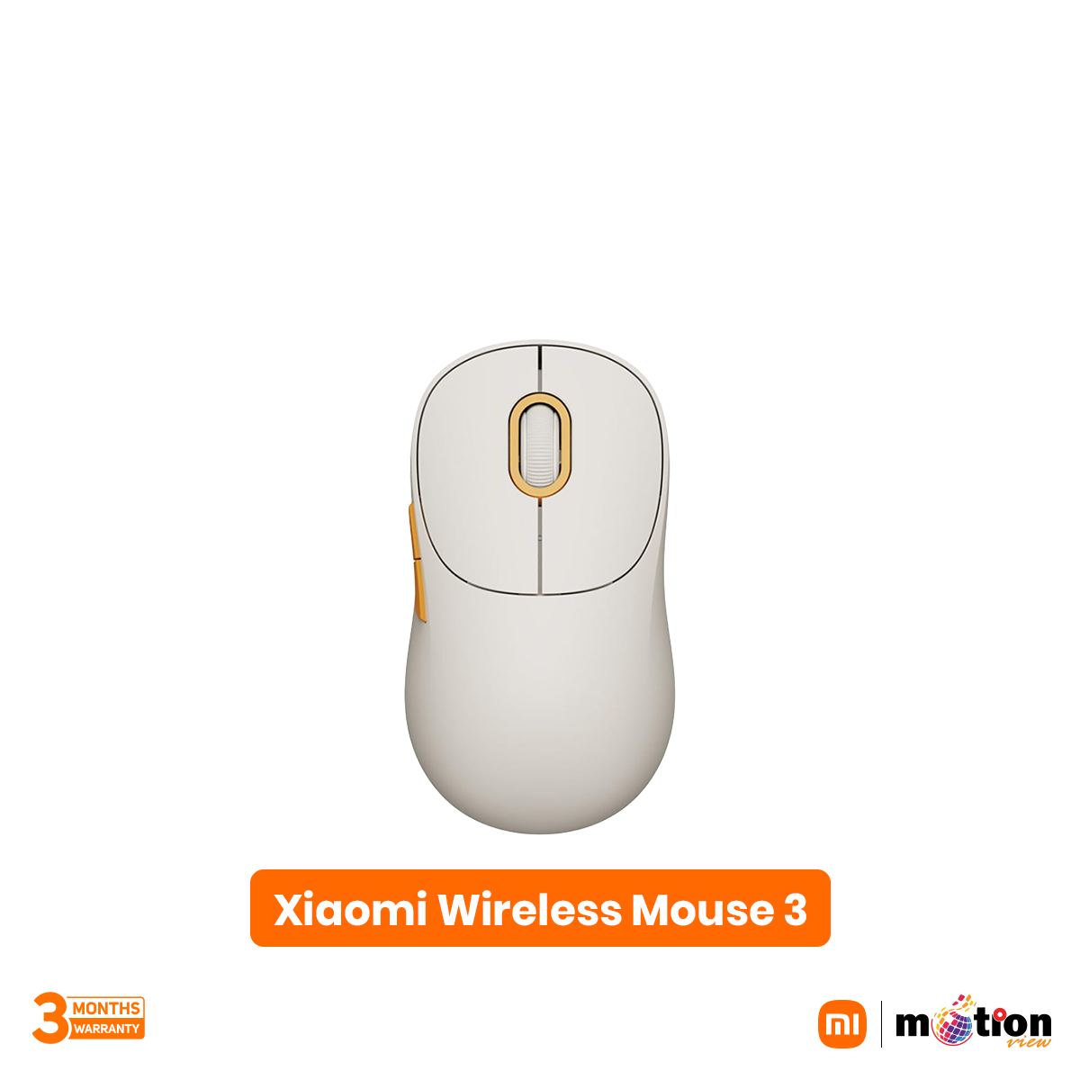 Picture of Xiaomi Silent Wireless Portable Mouse 3 2.4GHz- White