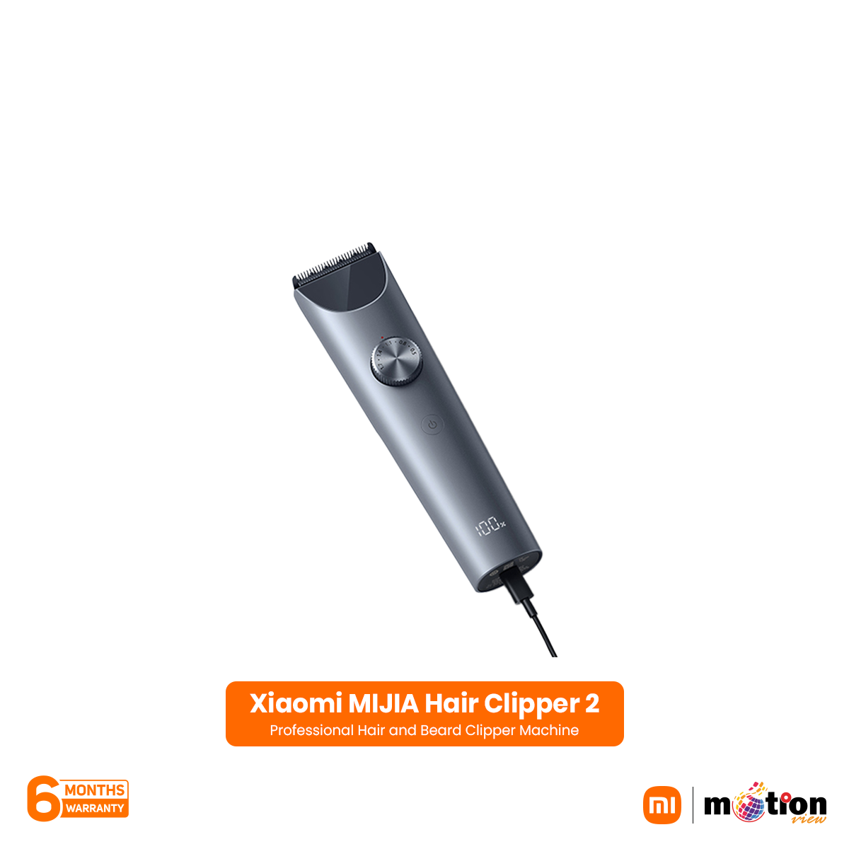 Picture of Xiaomi MIJIA Hair Clipper 2 Professional Hair and Beard Clipper Machine- Grey