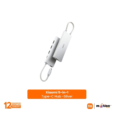 Picture of Xiaomi 5-in-1 Type-C Hub -Silver