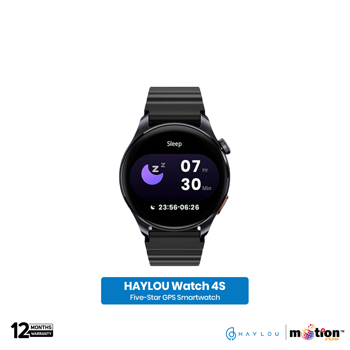 Picture of Haylou 4S 1.43" AMOLED Display With 3ATM Waterproof BT Calling Smart Watch