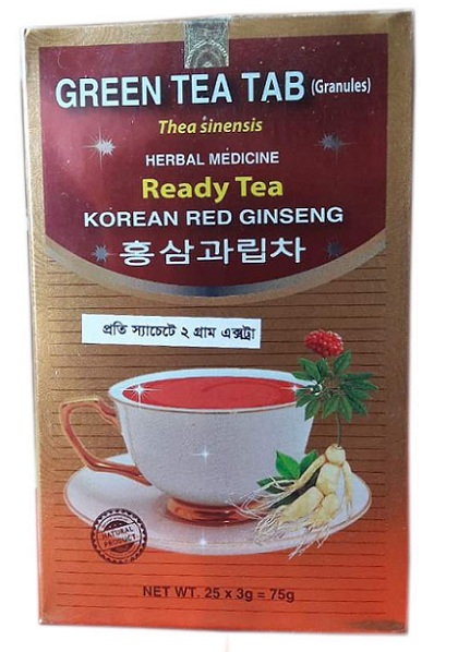 Picture of Green Tea Tab Modern Herbal 1 Box - 25 Scratches