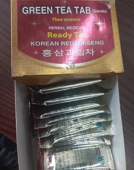 Picture of Green Tea Tab Modern Herbal 1 Box - 25 Scratches