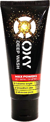 Picture of Int Oxi Face Wash for Men Deep Charcoal Brightening 100g