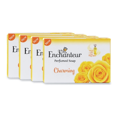 Picture of Enchanteur Charming Perfumed Bar Soap For Women Skin Nourishing Benefits|Luxurious Beauty Bathing Soap Exotic Floral French Fragrance Of Roses,Muguet & Citrus|For All Skin Types|125G