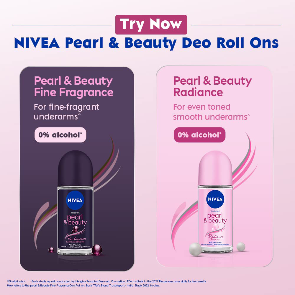 Picture of International Germany product Deodorant Roll on NIVEA Pearl & Beauty used for male/female - 25 ml