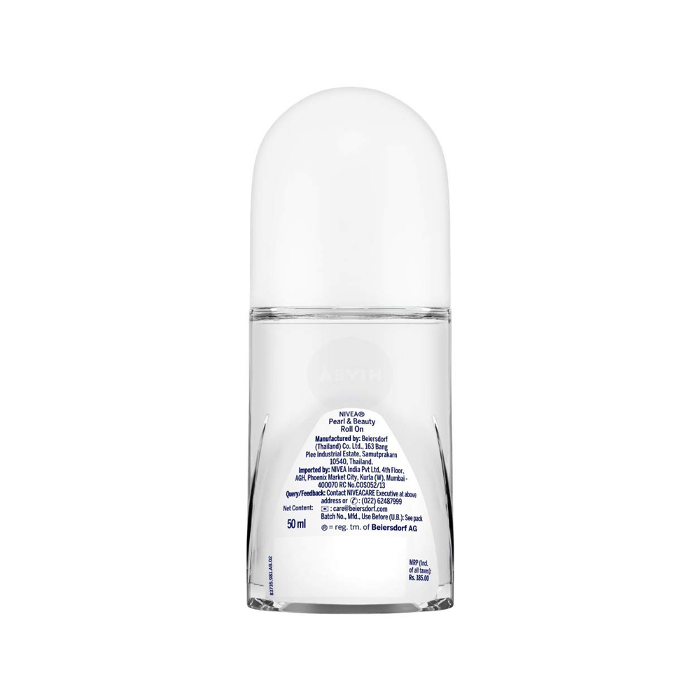 Picture of International Germany product Deodorant Roll on NIVEA Pearl & Beauty used for male/female - 25 ml