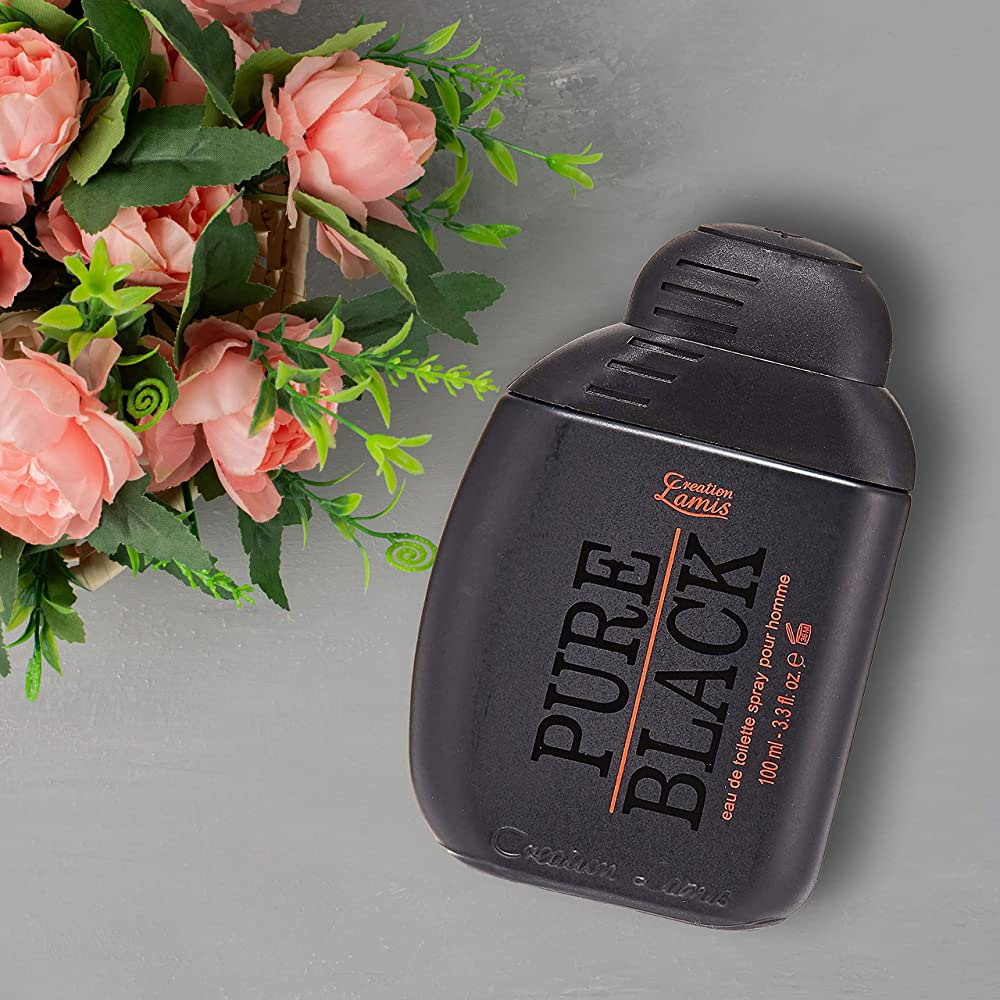 Picture of International UAE product Body perfume party scent Creation Lamis Pure BLack perfume for male - 100 ml