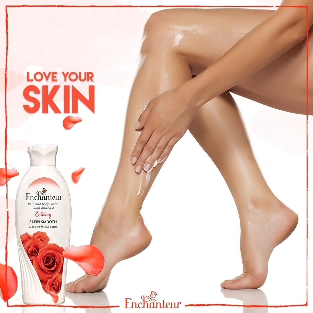Picture of Enchanteur Satin Smooth Enticing Lotion with Aloe Vera & Olive Butter