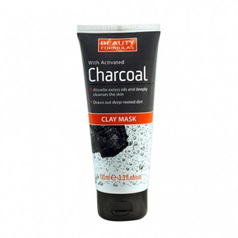 Picture of Beauty Formulas With Activated Charcoal Clay Mask Size: 100ml