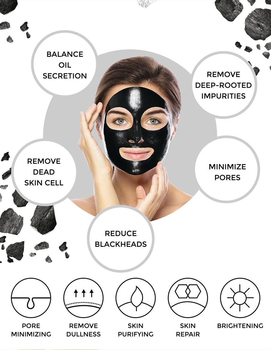 Picture of Beauty Formulas With Activated Charcoal Clay Mask Size: 100ml