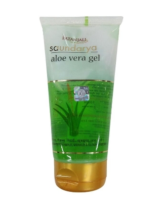 Picture of Indian product Face refreshment Face wash patanjali aloe Vera gel - 150 ml