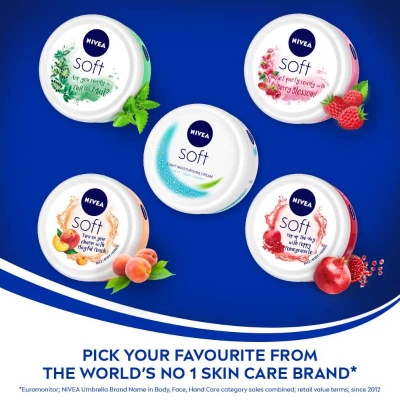 Picture of International Body MOISTURIZER Nivea Soft Cream for male/female - 100 ml