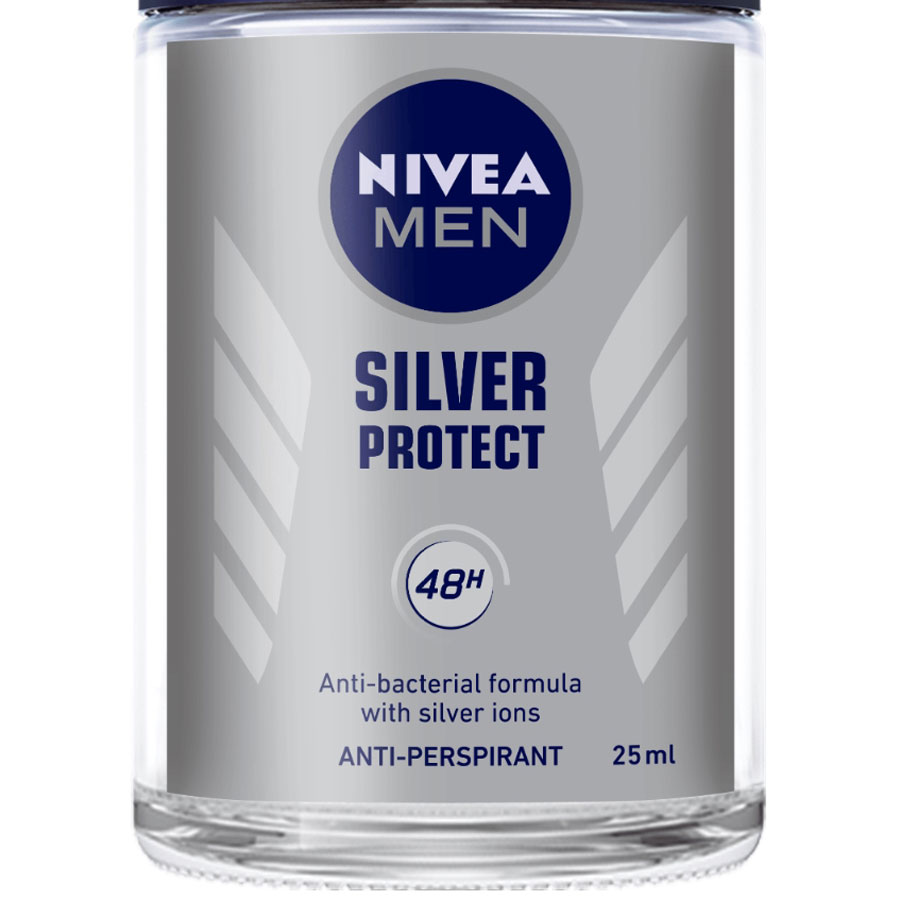 Picture of International Germany product Deodorant Roll on NIVEA MEN Silver Protect used for male - 25 ml