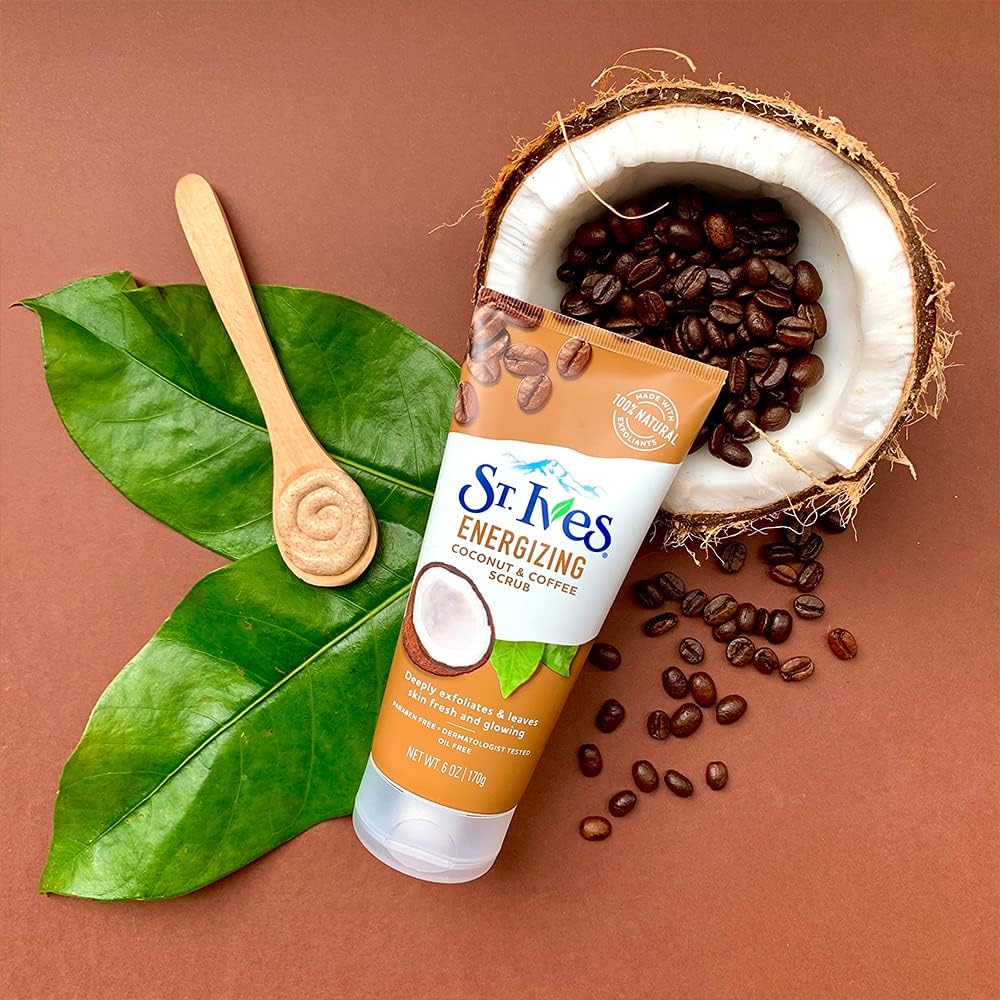Picture of St. Ives Coconut & Coffee Energising Face Scrub, 170 gm