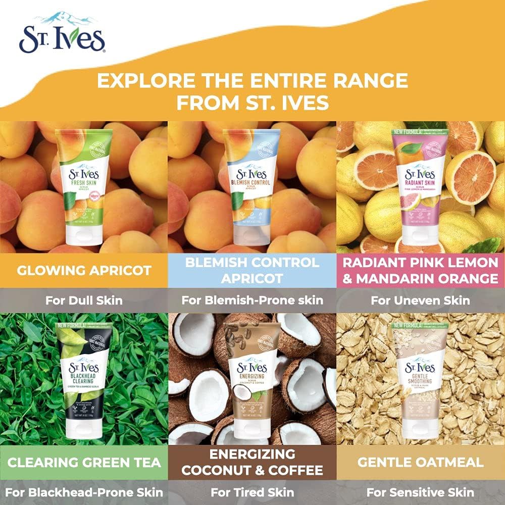 Picture of St. Ives Coconut & Coffee Energising Face Scrub, 170 gm