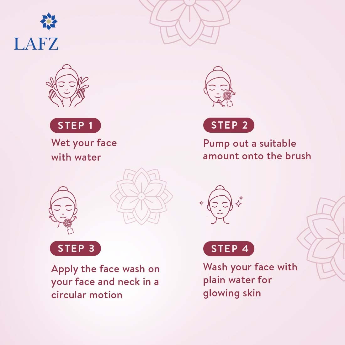 Picture of Lafz Apple Cider Vinegar Foaming Face Wash With Built-In Deep Cleansing Brush For Men & Women, 100 ml