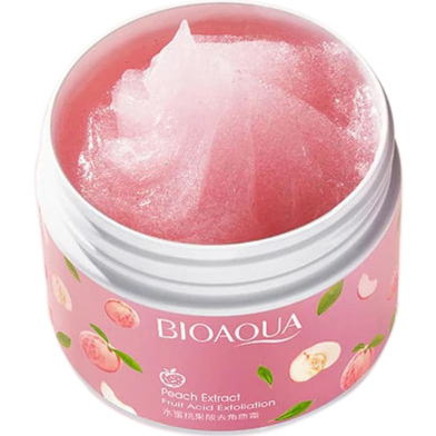 Picture of International BIOAQUA Peach Extract Fruit Acid Exfoliating Face Gel 140g