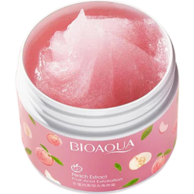 Picture of International BIOAQUA Peach Extract Fruit Acid Exfoliating Face Gel 140g