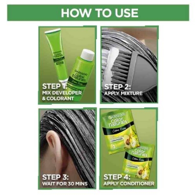 Picture of Indian product Hair styling Garnier Color Natural Burgundy shade no 3.16 used for male/female - 70 ml + 60 gm