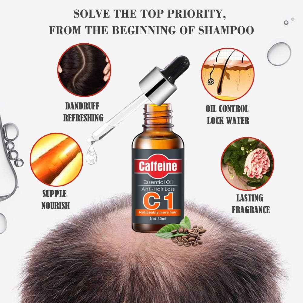 Picture of Caffeine Essential Anti-Hair Loss Oil 30 ml