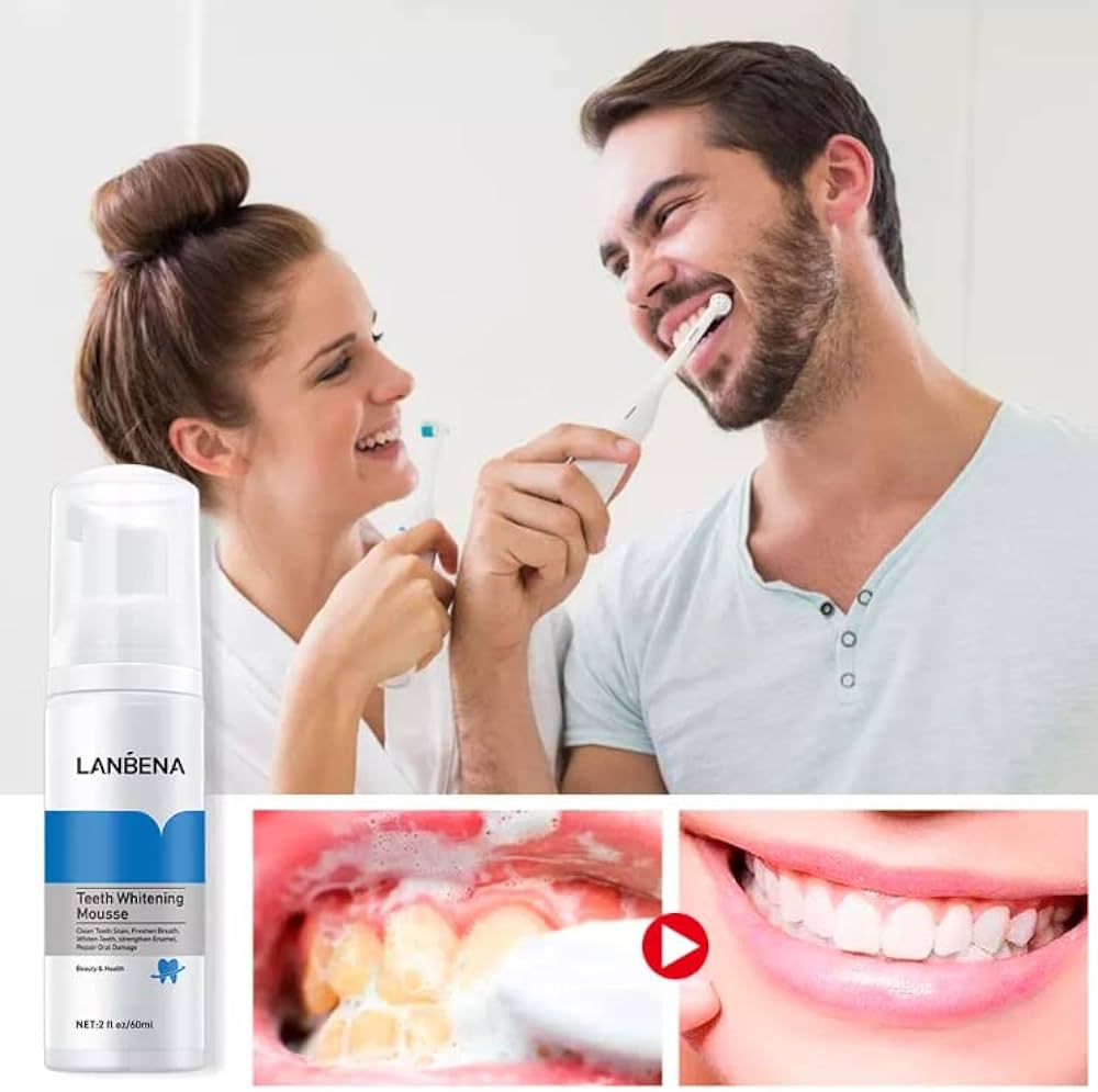 Picture of International Lanbena Teeth Whitening Mousse Toothpaste - 60ml