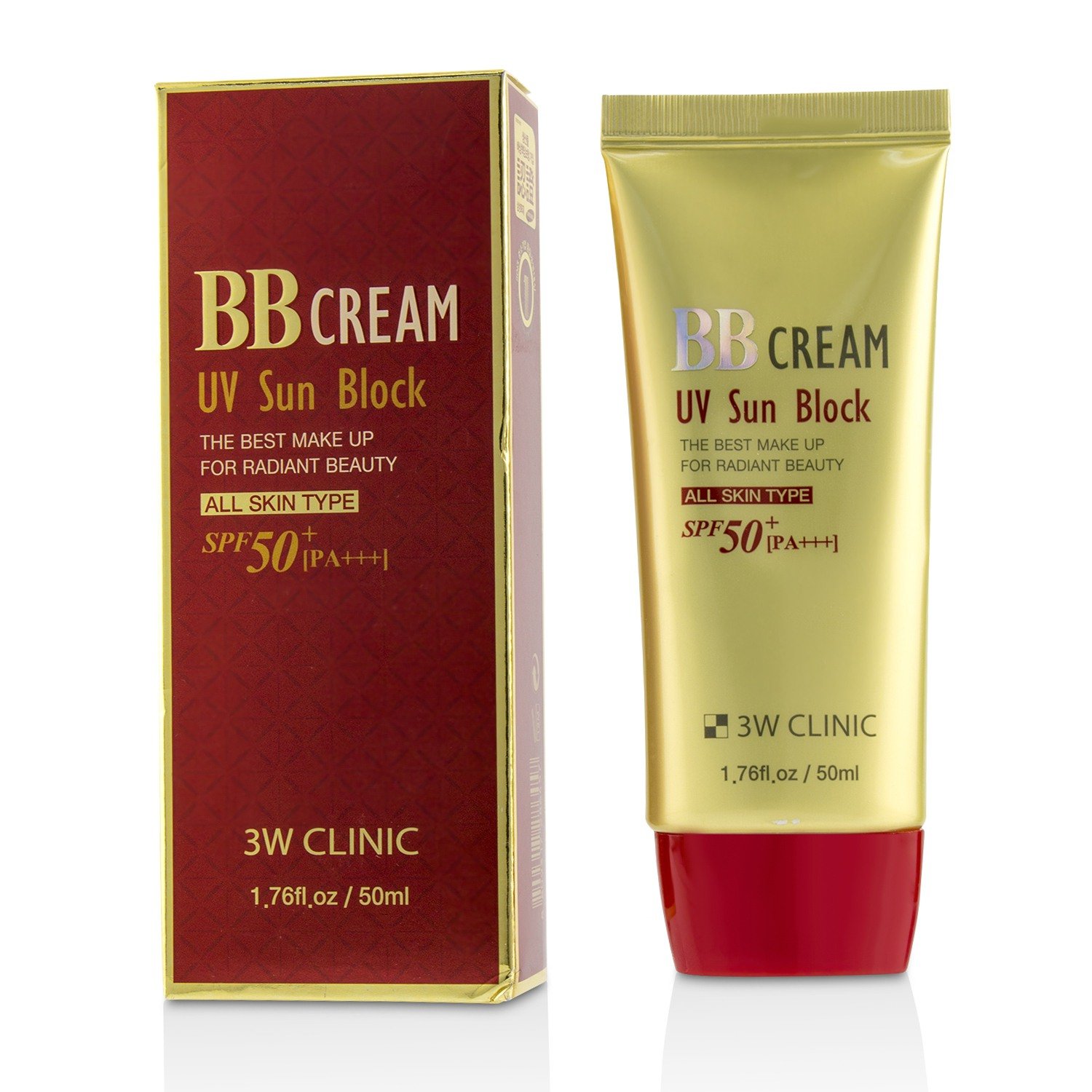 Picture of W3 Clinic UV Sun Block BB Cream SPF50 PA+++ all Skin Type