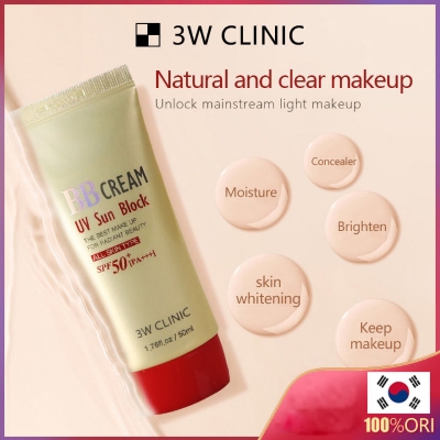 Picture of W3 Clinic UV Sun Block BB Cream SPF50 PA+++ all Skin Type