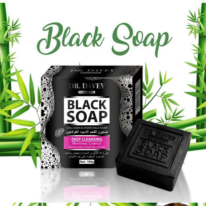 Picture of DR.DAVEY Charcoal Black Soap100ml