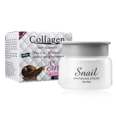 Picture of Collagen Deep Cleansing Whitening Cream - whitening and moisturizing - remove melanin, improve the dull, sallow & uneven skin - 80g