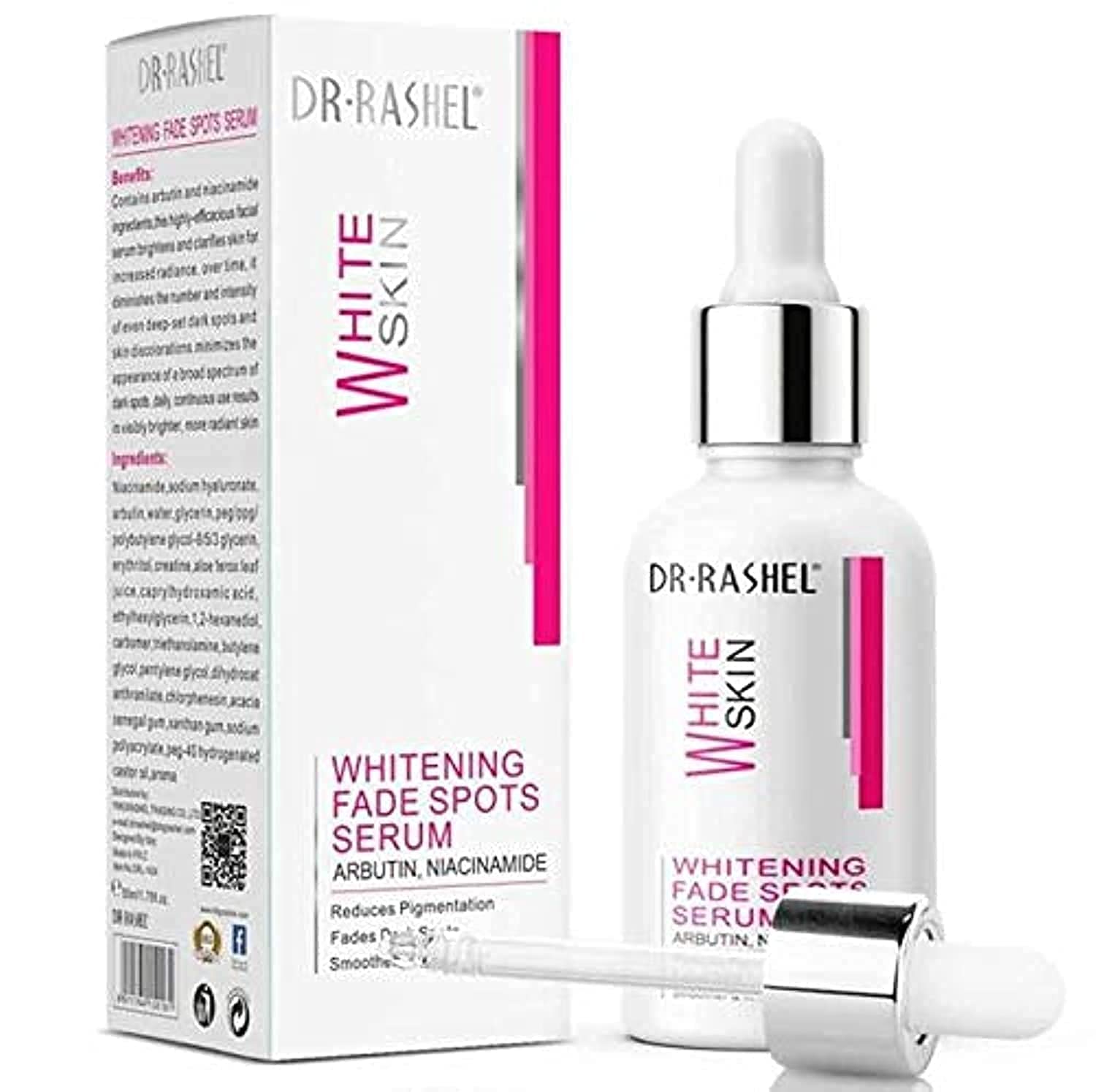 Picture of Dr Rashel Fade Dark Spots Face Serum - Reduces Pigmentation Smoother and Clear Skin - 1.69 oz 50 ml