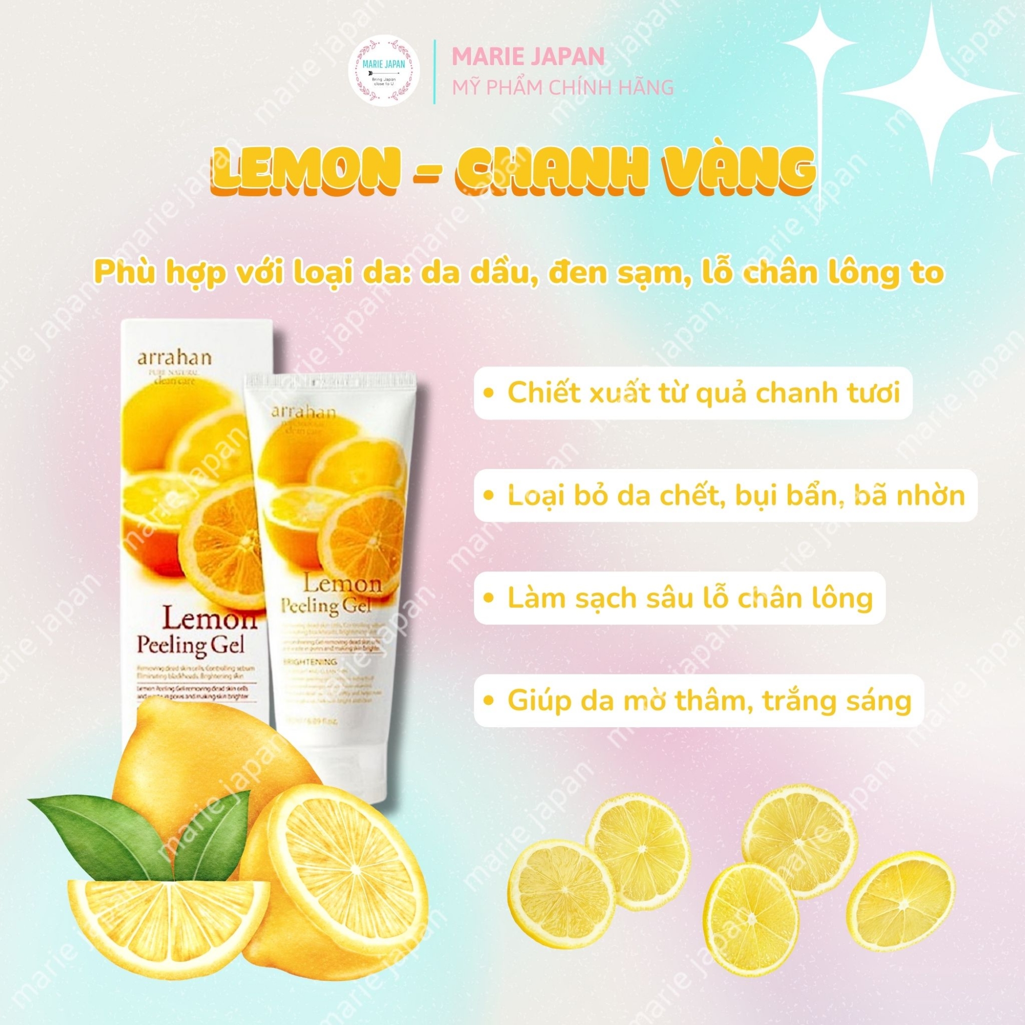 Picture of Lemon Peeling Gel | ISO Approved | 100% Authentic | Brightening Face & Body Exfoliating Gel 320 ml