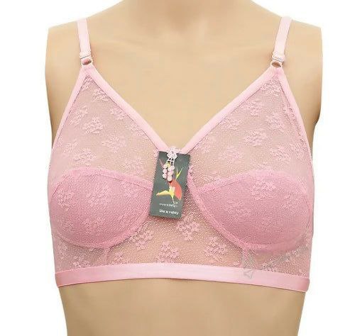 Picture of Transparent 4 Pieces Combo Net Bra For Women