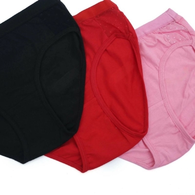 Picture of Thai Comfortable 3 Pieces Combo Cotton Panty For Women