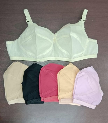 Picture of Indian Soft Cotton 4 Pieces Combo Bra for Women