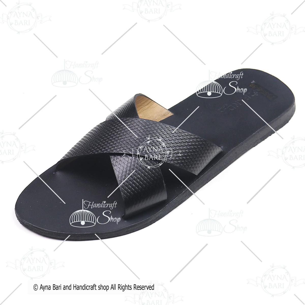 Picture of New Eid Collection Slipper | Chapple slipper | belt Slipper sandal for man | Panjabi's Slipper Sandal for man slipper sandal | Handicraft Shop |