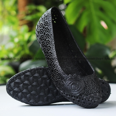 Picture of Full Rubber shoe | Rain shoe | M-rubber | Full rubber Loafer | Handicraft Shop Shoe for Women