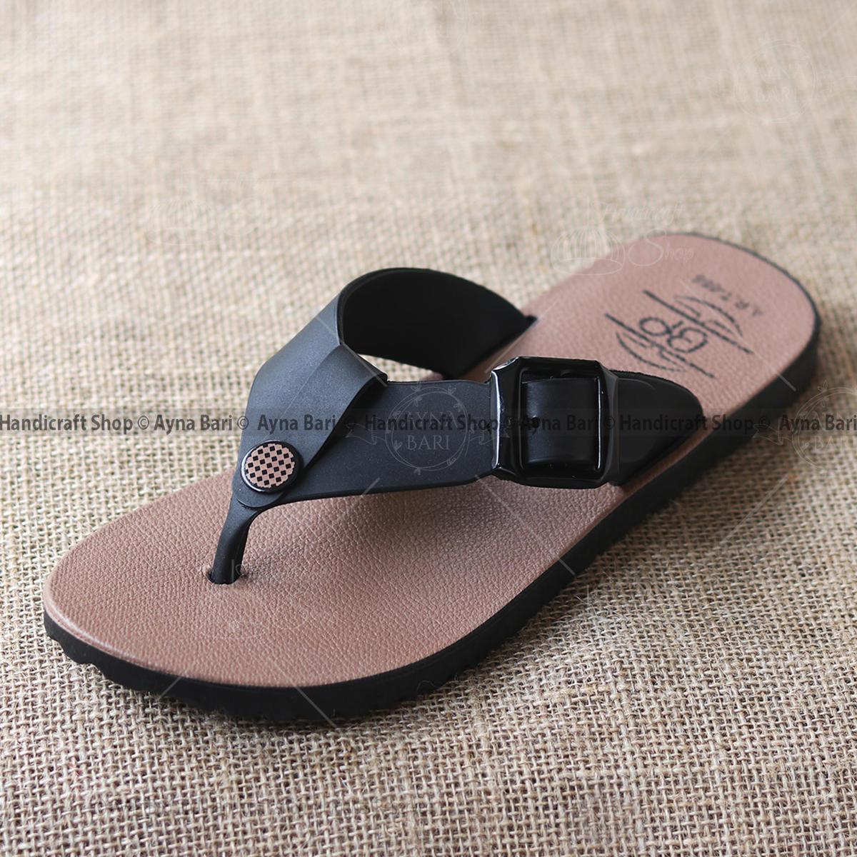 Picture of Toe-Post Sandal for Men  Slide slipper Anti Slippery sandal R-868 Panjabi shoe Chapple slipper