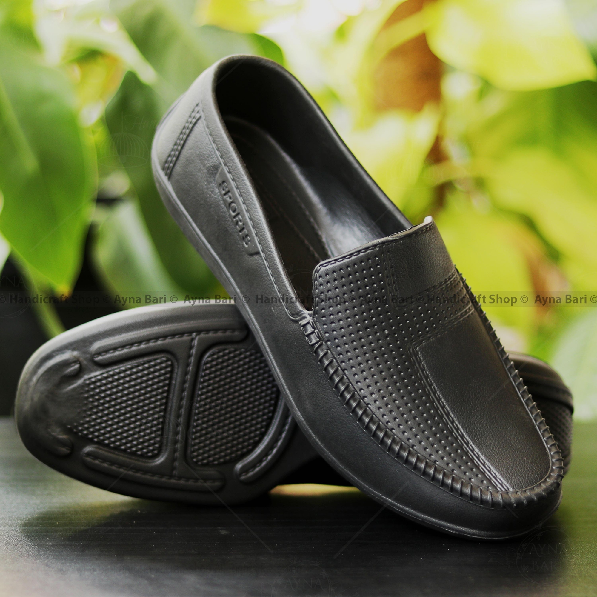 Picture of Slip-On Loafer for Men's | Babar-829 | Full Rubber shoe, Loafer for man Rain Shoe shoe for men Light weight Biker's Shoe Anti Slippery Waterproof