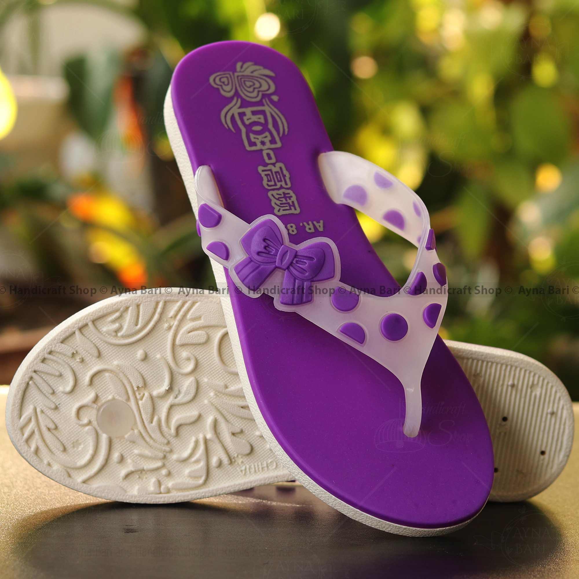 Picture of Slipper sandal for girls | Bright- 897 | sandal for woman shoe for woman flat sandal slipper for girls.
