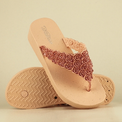 Picture of New Collection Girls' Slipper Sandals | Stylish Sami Heel Room Slippers for Women and Girls
