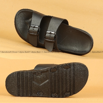 Picture of Slides for Men's | 2 belt | ParLy-836 | Light Weight Slipper Sandal, 2 belt sandal, sandal for basic use